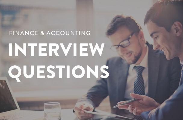 Finance and Accounting Interview Questions